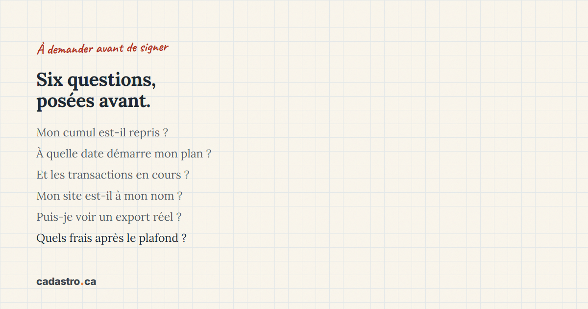 Les six questions à poser avant de signer avec une nouvelle bannière