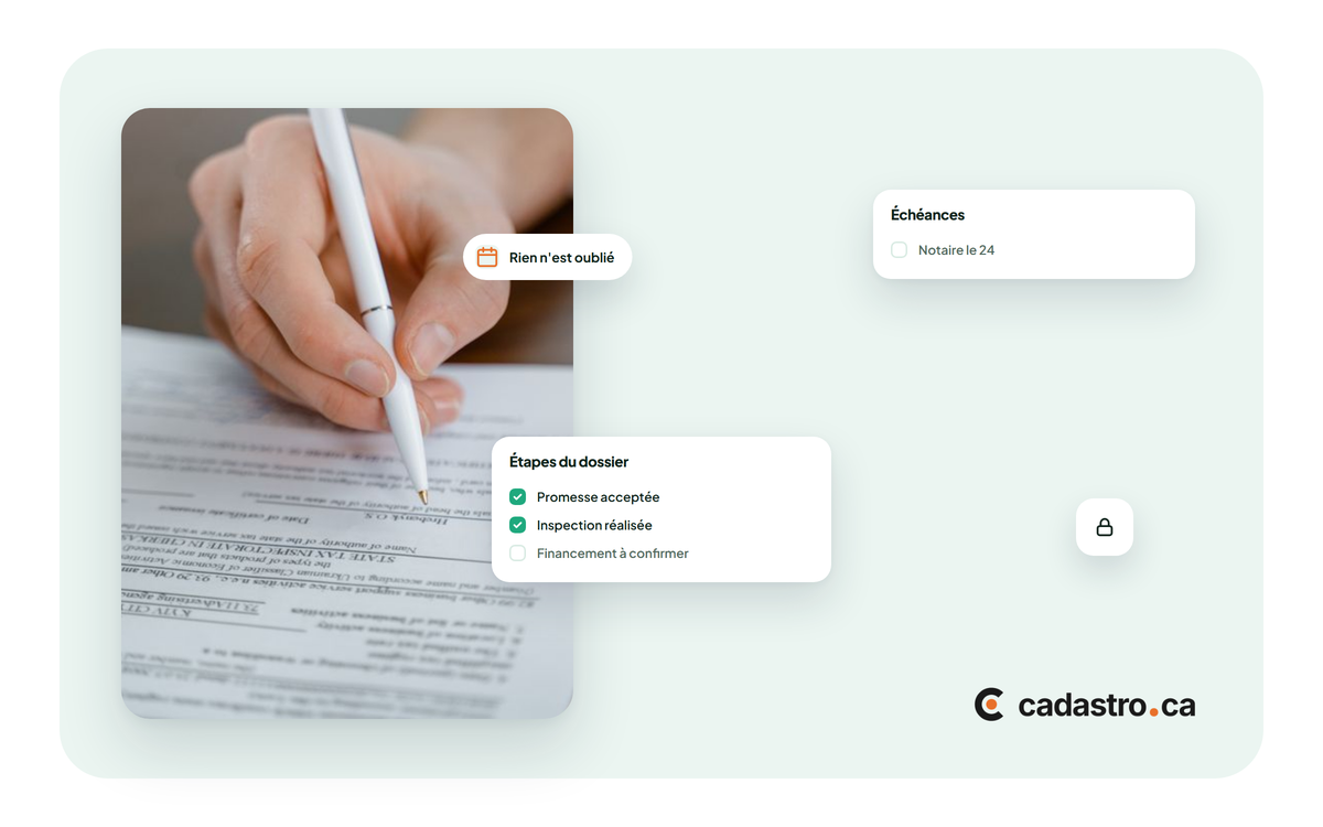 Main signant un document de transaction, stylo blanc